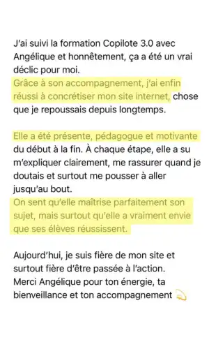 témoignages angélique camp